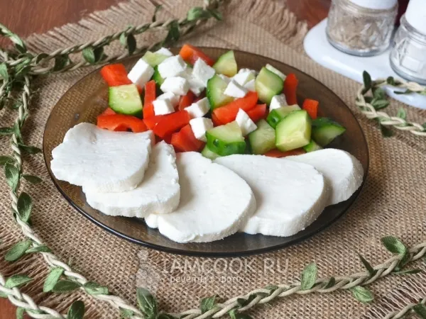 Фото готового блюда: Домашний сыр по Дюкану