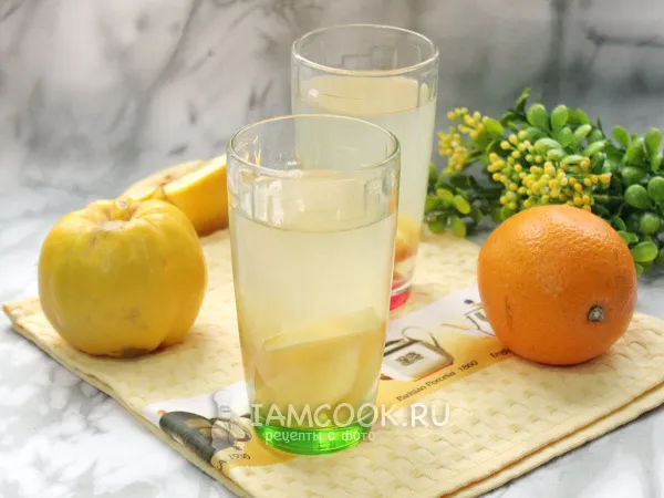 Фото блюда: Компот из айвы и апельсина