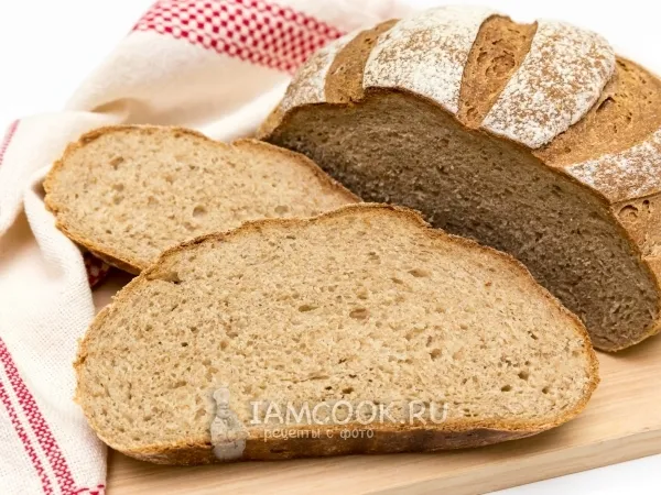 Фото готового блюда: Хлеб из трех видов муки