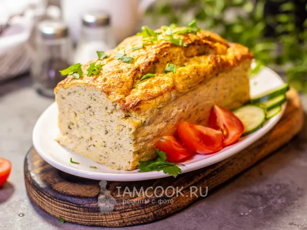 Фото блюда: Суфле из индейки с кабачком