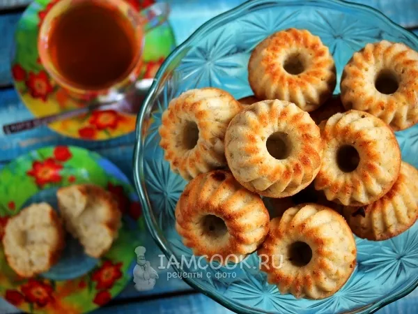 Фото готового блюда: Бананово-апельсиновые кексы