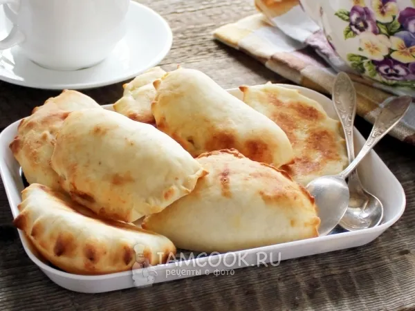 Фото блюда: Творожные пирожки с яблоками