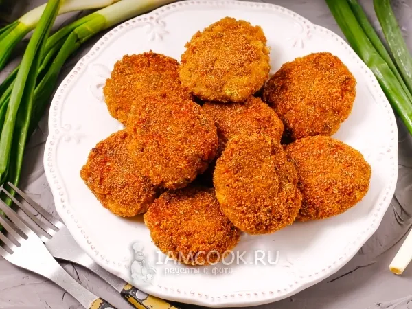 Фото блюда: Котлеты из мойвы