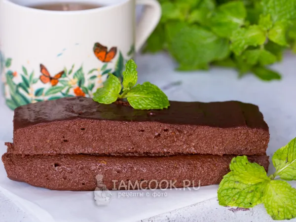 Фото готового блюда: Десерт из банана и шоколада без выпечки