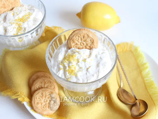 Фото готового блюда: Лимонный поссет