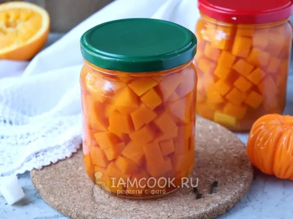 Фото блюда: Тыква, маринованная на зиму