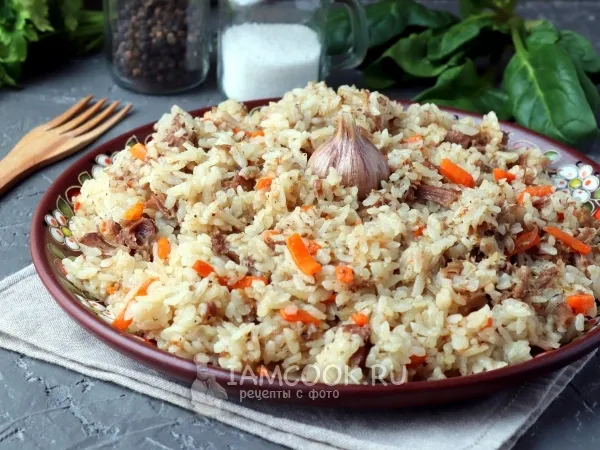 Фото готового блюда: Плов с тушенкой