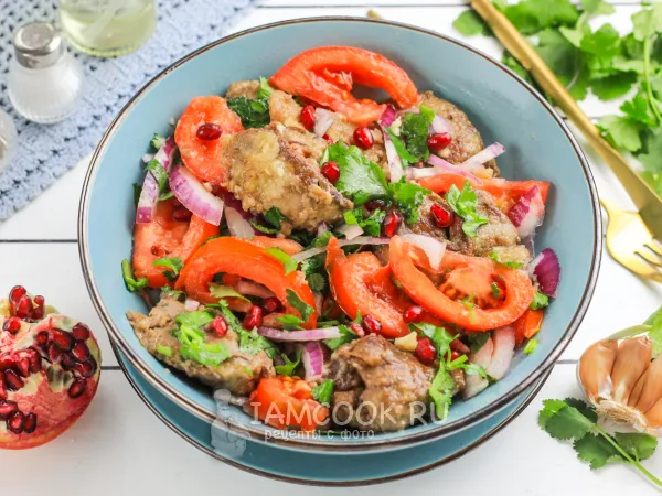 Фото блюда: Печень по-грузински