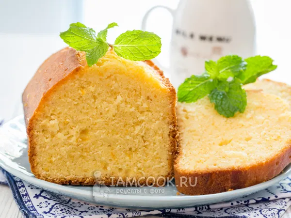 Фото готового блюда: Апельсиновый кекс с пропиткой