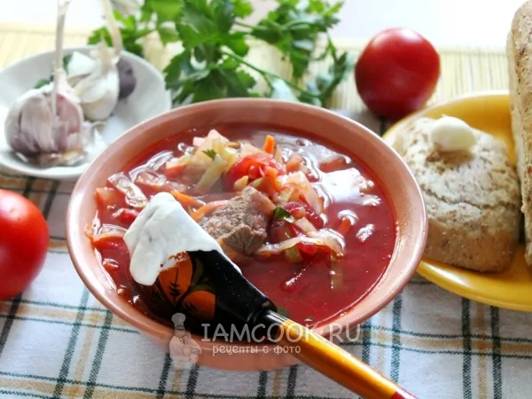 Фото блюда: Русский борщ