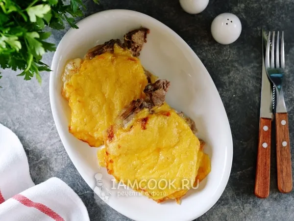 Фото блюда: Свиная отбивная по-гавайски