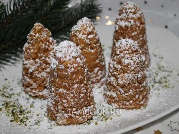 Фото готового блюда: Печенье «Новогодние шишки»