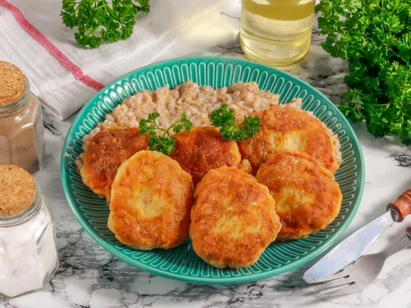 Фото блюда: Пышные котлеты из куриного фарша (нежные)