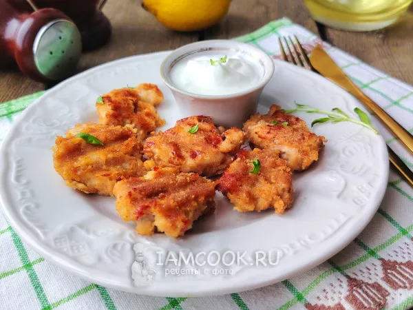 Фото блюда: Наггетсы в мультипекаре