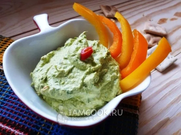 Фото блюда: Творожный дип со сладким перцем