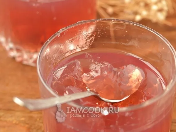 Фото готового блюда: Желе из компота и желатина