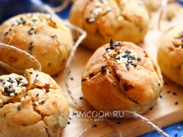 Фото готового блюда: Луковые булочки