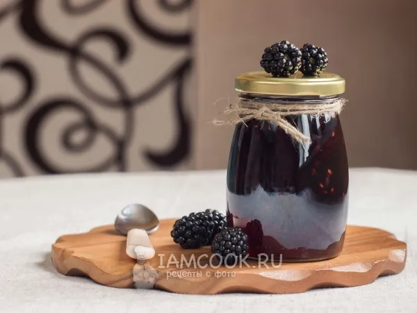 Фото готового блюда: Варенье из ежевики с целыми ягодами