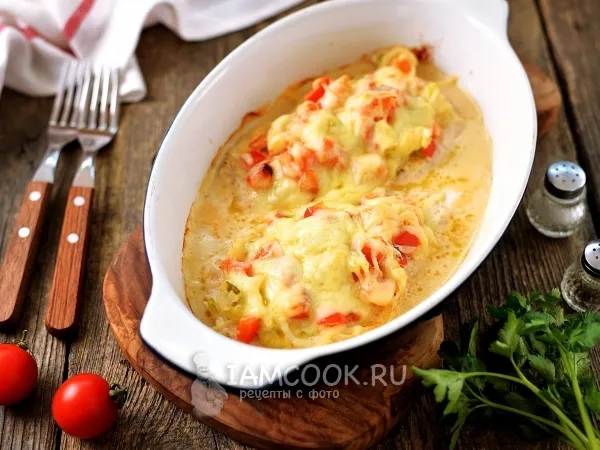 Фото готового блюда: Куриная отбивная с овощами