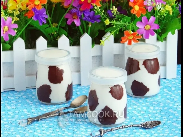 Фото готового блюда: Десерт «Бурёнка»