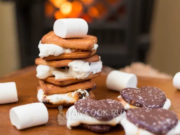 Фото готового блюда: Американские «Сморы» (Smore)