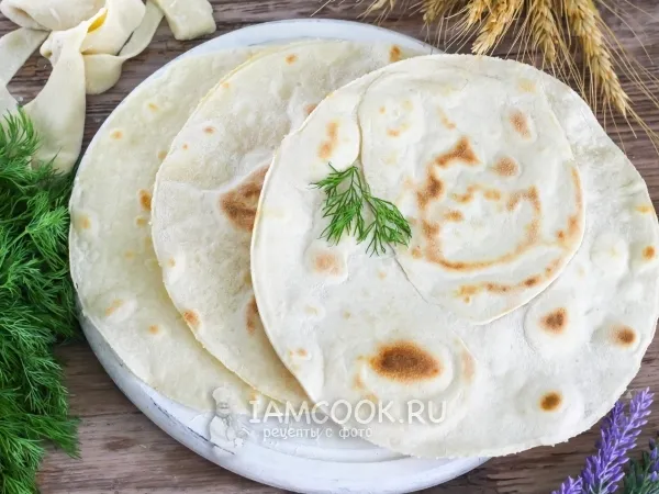 Фото блюда: Постный лаваш