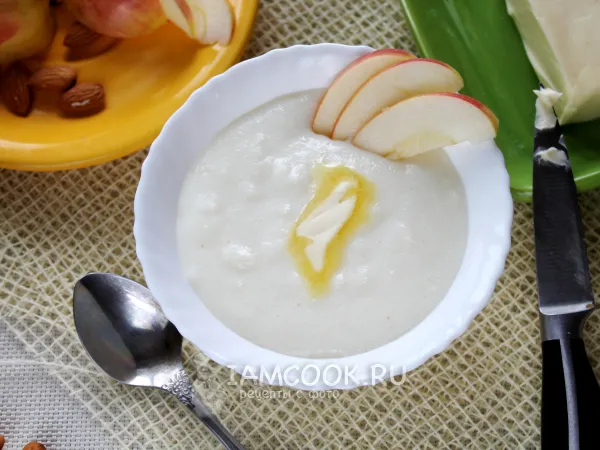 Фото готового блюда: Манная каша в микроволновке