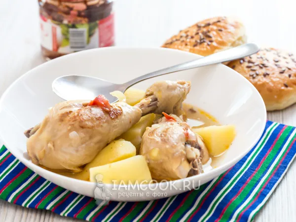 Фото готового блюда: Бозбаш с курицей по-азербайджански