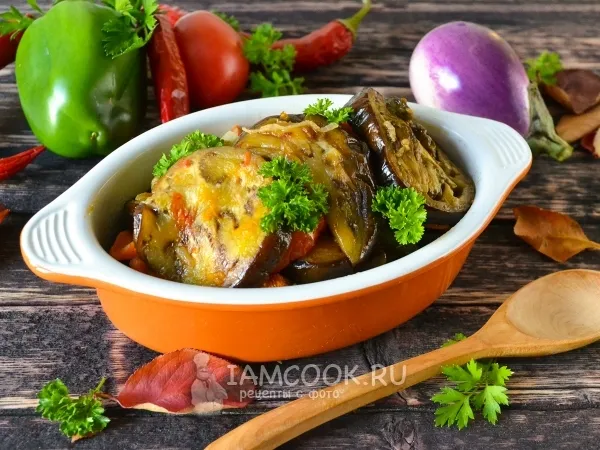 Фото блюда: Соте из баклажанов в духовке