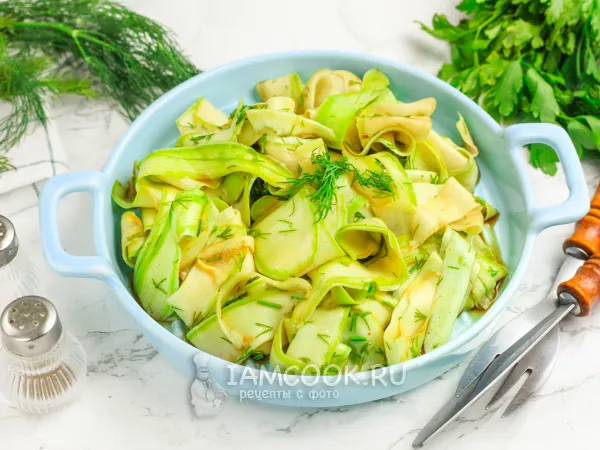 Фото блюда: Кабачки с соевым соусом и медом