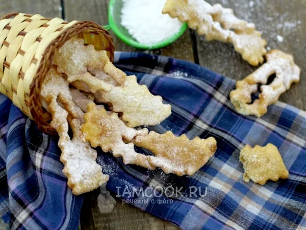 Фото готового блюда: Тонкий хрустящий хворост