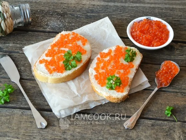 Фото блюда: Засолка красной икры