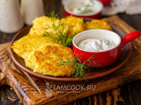 Фото готового блюда: Хашбраун с яйцом