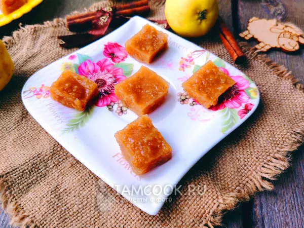 Фото блюда: Мармелад яблочный пластовой