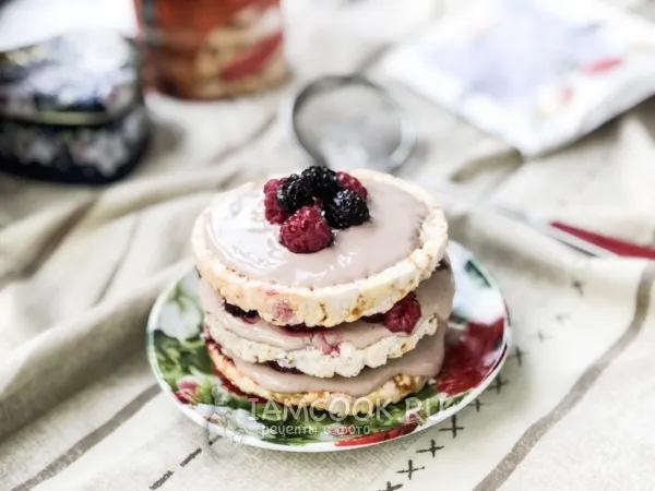 Фото блюда: Десерт с рисовыми хлебцами