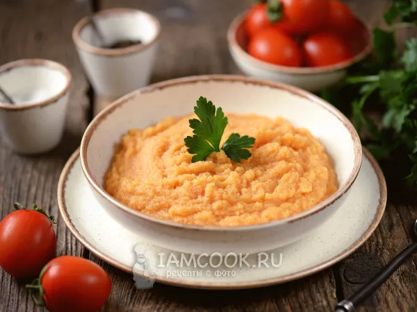 Фото блюда: Жареная манная каша