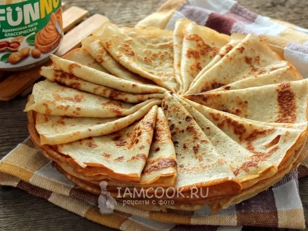 Фото готового блюда: Блины арахисовые