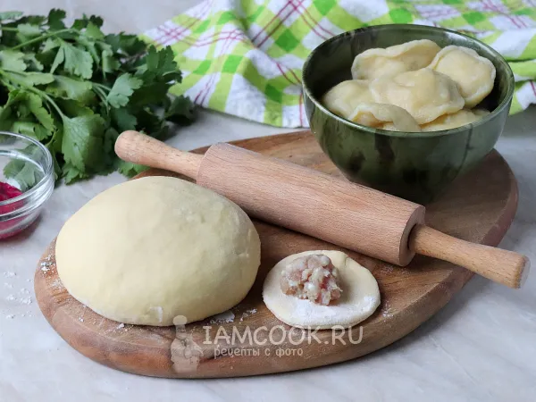 Фото блюда: Тесто для пельменей на минералке