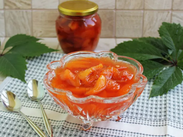 Фото блюда: Варенье из абрикосов и персиков