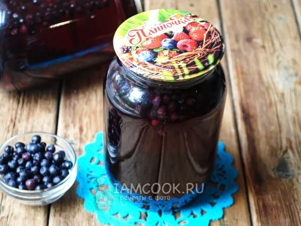 Фото готового блюда: Компот из черники