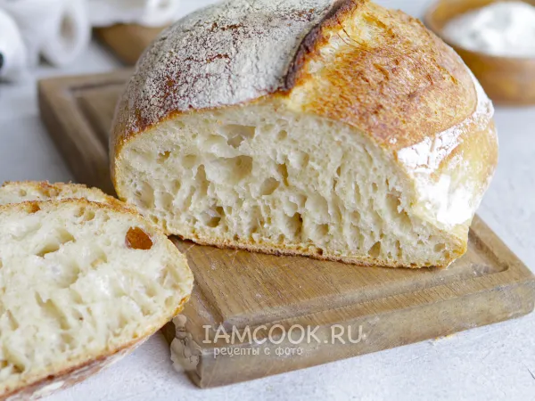 Фото готового блюда: Хлеб «Тартин» на закваске