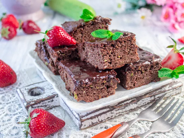 Фото блюда: Брауни из кабачка (ПП)