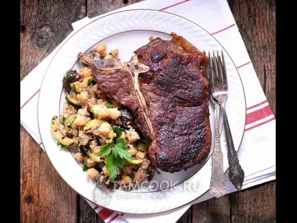 Фото готового блюда: Тибон стейк