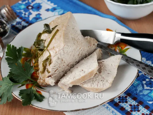 Фото готового блюда: Мясо индейки в пароварке