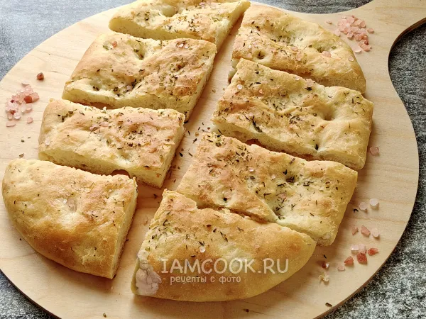 Фото блюда: Фокачча на кефире