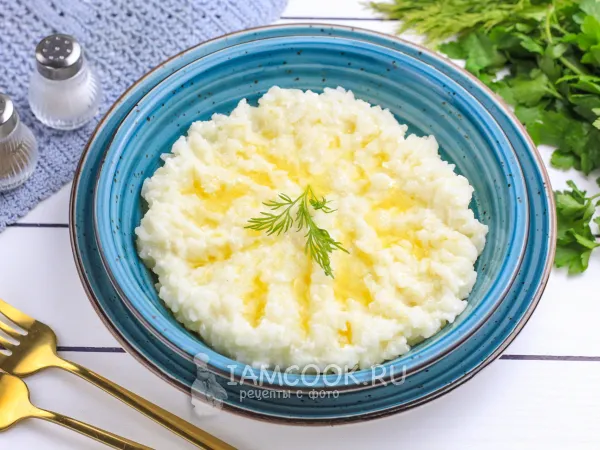 Фото блюда: Рис с творогом (рисовая каша)