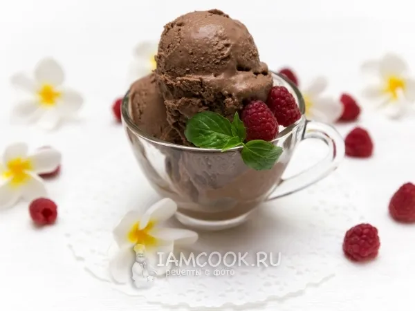 Фото блюда: Шоколадное мороженое