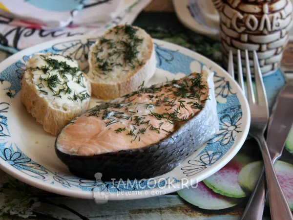 Фото блюда: Лосось на пару в мультиварке