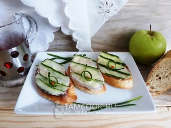 Фото блюда: Английские сэндвичи с огурцом