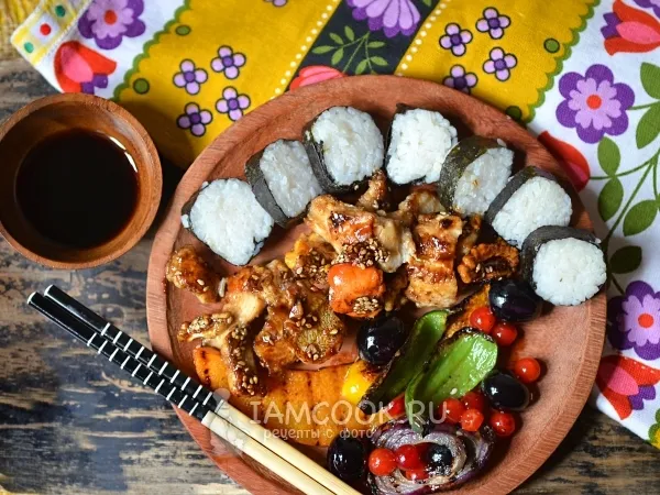 Фото блюда: Обед в японском стиле за 15 минут